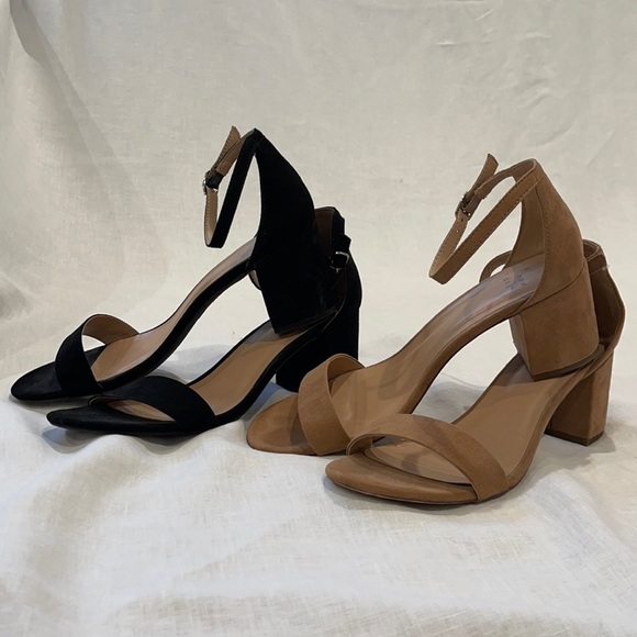 Black Simple Summer Heels